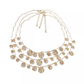 3-Piece 18K Gold-Plated Zinc Alloy Necklace OutfitFlow